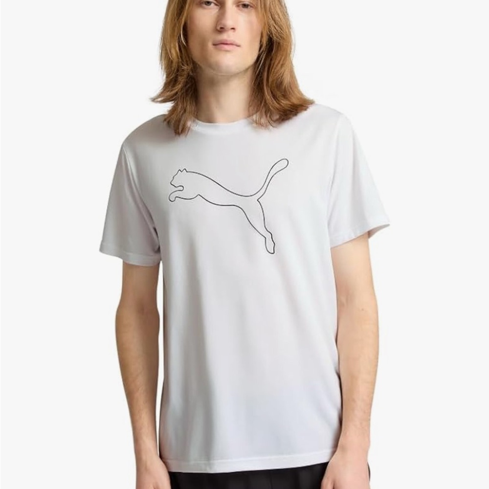 PUMA Men's Train All Day Essentials Cat T-Shirt